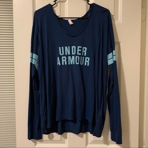 Under Armour Top | Blue HeatGear Long Sleeve